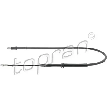 Lanko parkovací brzdy Tažné lanko, parkovací brzda, , 6384270338, A6384270338, TOPRAN, 401 943