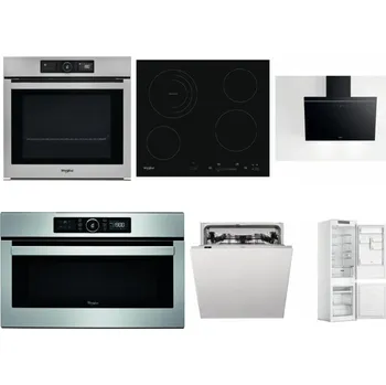 Set domácích spotřebičů WHIRLPOOL AKZ9 9480 IX + WHIRLPOOL AKT 8900 BA + WHIRLPOOL AKR 62F LT K + WHIRLPOOL ABSOLUTE AMW 730 IX + WHIRLPOOL WIC 3C33 PFE + WHIRLPOOL WHC18 T311