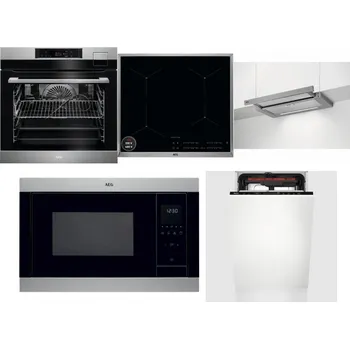 Set domácích spotřebičů AEG BSK792380M + AEG Mastery SenseBoil IAE64413XB + AEG DPE5660M + AEG Mastery MSB2547D-M + AEG Mastery MaxiFlex FSE73507P