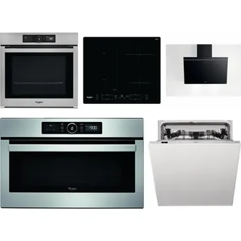 Set domácích spotřebičů WHIRLPOOL AKZ9 9480 IX + WHIRLPOOL WL B8160 NE + WHIRLPOOL AKR 62F LT K + WHIRLPOOL ABSOLUTE AMW 730 IX + WHIRLPOOL WIC 3C33 PFE