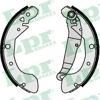 Brzdová čelist Sada brzdových čelistí, , 96298281, 96319066, 96349066, 96394977, LPR, 09700