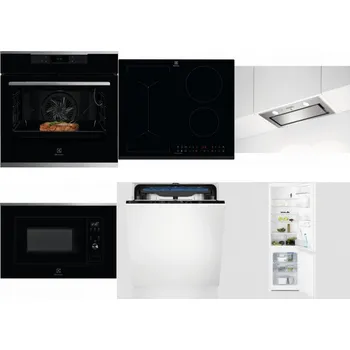 Set domácích spotřebičů ELECTROLUX KOEBP39X + ELECTROLUX LIV63431BK + ELECTROLUX LFG716X + ELECTROLUX LMS2203EMX + ELECTROLUX EES48200L + ELECTROLUX LNT3LF18S