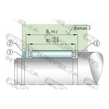 INA K 45x53x20 jehlová klec