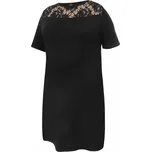 Dámské šaty, krátký rukáv NOMIKA 881 černá 4XL