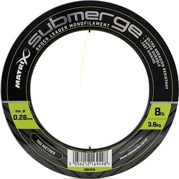 Matrix Šokový Vlasec SubmergeShock Leader 100 m - 0,26 mm 3,6 kg