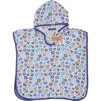 Kikko Bambusové mušelínové pončo Vel. 1 Flowers&Birds Boys