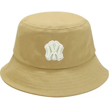 Klobouk Klobouček UNI BASIC s chlupatým logem NY, světle hnědé barvy 9001564-3