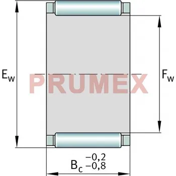 INA K 7x9x7 TV jehlová klec