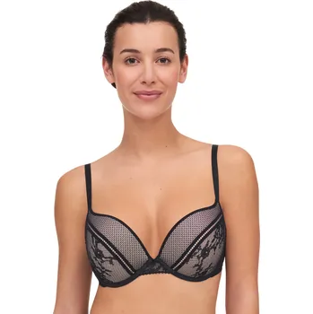 Souprava dámského spodního prádla Podprsenka push up PASSIONATA (49J2-02), Barva černá, Velikost 85C
