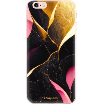 Pouzdro na mobilní telefon Odolné silikonové pouzdro iSaprio - Gold Pink Marble - iPhone 6 Plus/6S Plus