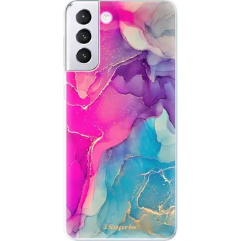 Pouzdro na mobilní telefon Odolné silikonové pouzdro iSaprio - Purple Ink - Samsung Galaxy S21+