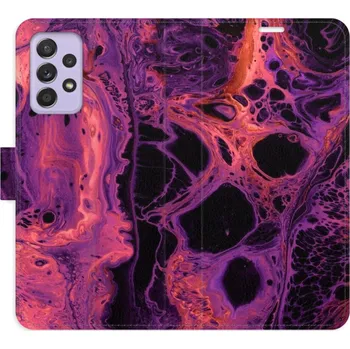 Pouzdro na mobilní telefon Flipové pouzdro iSaprio - Abstract Dark 02 - Samsung Galaxy A52 / A52 5G / A52s