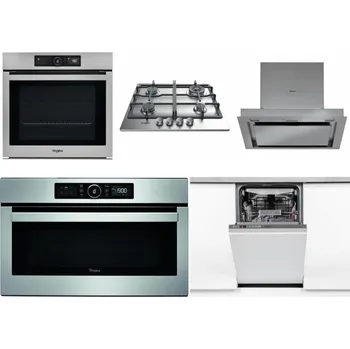 Set domácích spotřebičů WHIRLPOOL AKZ9 9480 IX + WHIRLPOOL TKRL 661 IX EU + WHIRLPOOL AKR 860 IX + WHIRLPOOL ABSOLUTE AMW 730 IX + WHIRLPOOL WSIO 3O34 PFE X