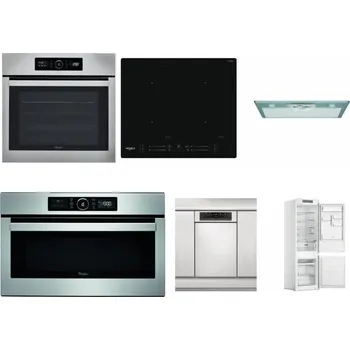 Set domácích spotřebičů WHIRLPOOL ABSOLUTE AKZ9 6230 IX + WHIRLPOOL WL S7260 NE + WHIRLPOOL AKR 650/1 IX + WHIRLPOOL ABSOLUTE AMW 730 IX + WHIRLPOOL WSBO 3O34 PF X + WHIRLPOOL WHC18 T311