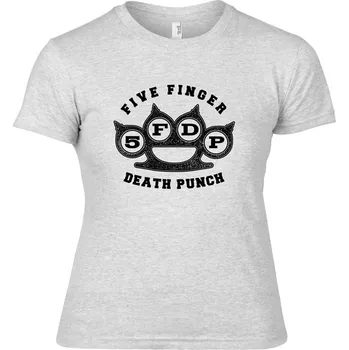 Dámské tričko šedivé dámské triko Five Finger Death Punch