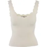 KRÉMOVÉ ÚPLETOVÉ TÍLKO S VÝSTŘIHEM Jacqueline de Yong