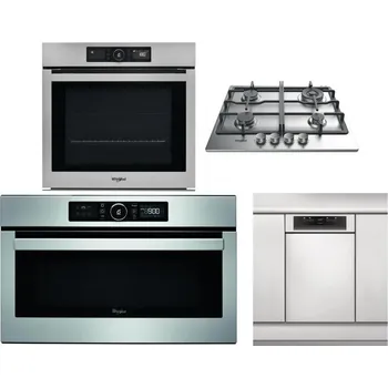 Set domácích spotřebičů WHIRLPOOL AKZ9 9480 IX + WHIRLPOOL TKRL 661 IX EU + WHIRLPOOL ABSOLUTE AMW 730 IX + WHIRLPOOL WSBO 3O34 PF X