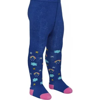 Dívčí punčocháče modré Stars 56/68