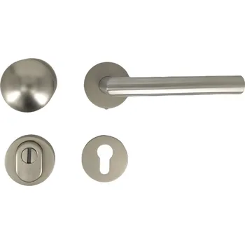 Dveřní kování Cobra ochranné kování C401-R plus (nikl matný) Provedení: K PZ RE (klika pravá/koule pro FAB)