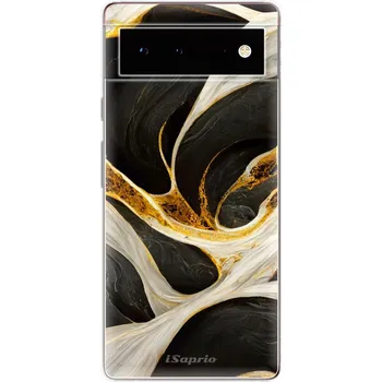 Pouzdro na mobilní telefon Odolné silikonové pouzdro iSaprio - Black and Gold - Google Pixel 6 5G