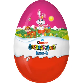 Čokoláda Kinder Mega velikonoční překvapení růžové vajíčko 220 g