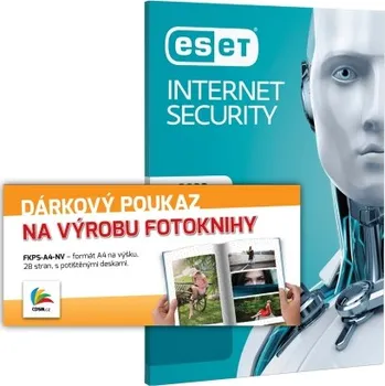 Antivir ESET Internet Security + DÁREK Fotokniha FKPS A4