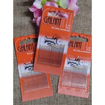 Jehly GALANT polodlouhé se zlatým ouškem