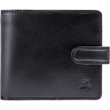 Visconti pánská kožená peněženka s extra zipem černá