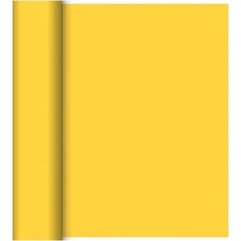 Jednorázový ubrus Šerpa/Tete a tete Dunicel 0,4 x 24 m, 1 bal., různé barvy, Barva: Žlutá 183387_V