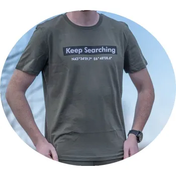 Pánské tričko Tričko KWO Keep Search GPS Velikost XL