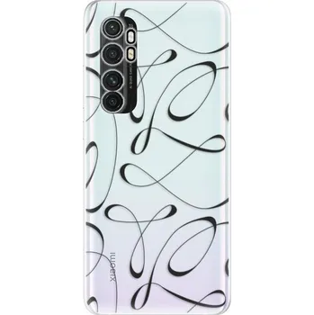 Pouzdro na mobilní telefon Odolné silikonové pouzdro iSaprio - Fancy - black - Xiaomi Mi Note 10 Lite