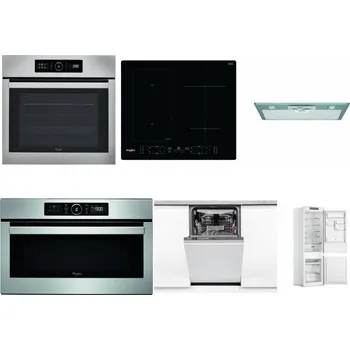 Set domácích spotřebičů WHIRLPOOL ABSOLUTE AKZ9 6230 IX + WHIRLPOOL WL B8160 NE + WHIRLPOOL AKR 650/1 IX + WHIRLPOOL ABSOLUTE AMW 730 IX + WHIRLPOOL WSIO 3O34 PFE X + WHIRLPOOL WHC18 T311
