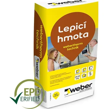 Průmyslové lepidlo Weber Lepící a stěrkovací hmota Webertherm technik 730 25kg