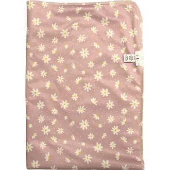 Přebalovací podložka Breberky Přebalovací podložka (PUL) - Kopretiny, sv.žlutý velur