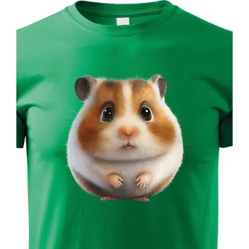 Chlapecké tričko Dětské triko Křeček, Barva Zelená, Velikost 110 cm/4 roky, Canvas Dětské tričko Bezvatriko.cz 1794 - 1x