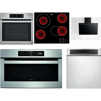 Set domácích spotřebičů WHIRLPOOL ABSOLUTE AKZ9 6230 IX + WHIRLPOOL AKT 8190/BA + WHIRLPOOL AKR 62F LT K + WHIRLPOOL ABSOLUTE AMW 730 IX + WHIRLPOOL WBC 3C34 PF X