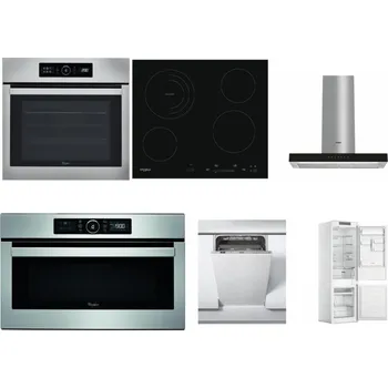 Set domácích spotřebičů WHIRLPOOL ABSOLUTE AKZ9 6230 IX + WHIRLPOOL AKT 8900 BA + WHIRLPOOL WHBS 62F LT K + WHIRLPOOL ABSOLUTE AMW 730 IX + WHIRLPOOL WSIC 3M27 C + WHIRLPOOL WHC18 T311