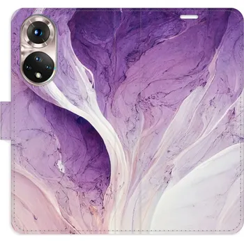 Pouzdro na mobilní telefon Flipové pouzdro iSaprio - Purple Paint - Honor 50 / Nova 9