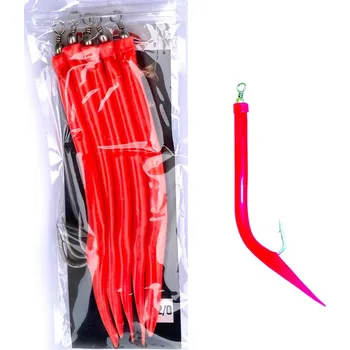 Umělá nástraha ICE fish treskové Papriky červené 12/0, 5ks (Osvědčená nástraha na tresky.)