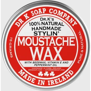 Péče o vousy Dr K Soap Company Moustache Wax Peppermint vosk na knír 15 g