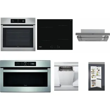 Set domácích spotřebičů WHIRLPOOL ABSOLUTE AKZ9 6230 IX + WHIRLPOOL WS Q2760 BF + WHIRLPOOL AKR 749/1 IX + WHIRLPOOL ABSOLUTE AMW 730 IX + WHIRLPOOL WSIC 3M27 C + WHIRLPOOL ART 66112