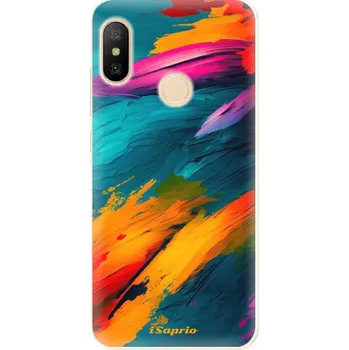 Pouzdro na mobilní telefon Odolné silikonové pouzdro iSaprio - Blue Paint - Xiaomi Mi A2 Lite