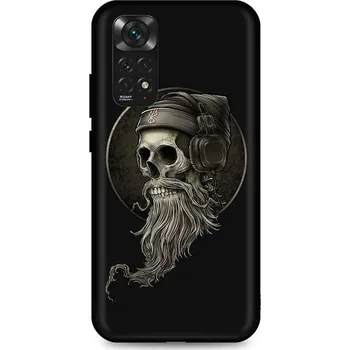 Pouzdro na mobilní telefon Kryt Xiaomi Redmi Note 11 silikon Music Skeleton (obal neboli pouzdro na Xiaomi Redmi Note 11)
