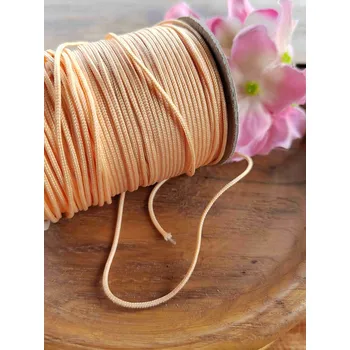 Šňůra technická žaluziová / k navlékání korálků Ø1,4 mm broskvová