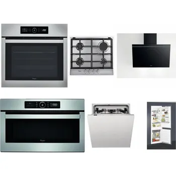 Set domácích spotřebičů WHIRLPOOL ABSOLUTE AKZ9 6230 IX + WHIRLPOOL AKR 351/IX + WHIRLPOOL AKR 62F LT K + WHIRLPOOL ABSOLUTE AMW 730 IX + WHIRLPOOL WIC 3C33 PFE + WHIRLPOOL ART 65031