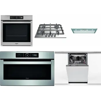 Set domácích spotřebičů WHIRLPOOL AKZ9 9480 IX + WHIRLPOOL TKRL 661 IX EU + WHIRLPOOL AKR 650/1 IX + WHIRLPOOL ABSOLUTE AMW 730 IX + WHIRLPOOL WSIO 3O34 PFE X
