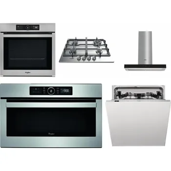 Set domácích spotřebičů WHIRLPOOL AKZ9 9480 IX + WHIRLPOOL TKRL 661 IX EU + WHIRLPOOL WHBS 62F LT K + WHIRLPOOL ABSOLUTE AMW 730 IX + WHIRLPOOL WIC 3C33 PFE