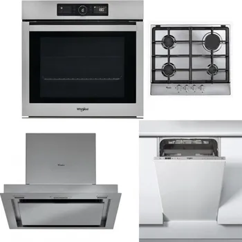 Set domácích spotřebičů WHIRLPOOL AKZ9 9480 IX + WHIRLPOOL AKR 351/IX + WHIRLPOOL AKR 860 IX + WHIRLPOOL WSIC 3M27 C