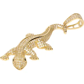 Přívěsek Luxusní maxi přívěsek ještěrka se zirkony