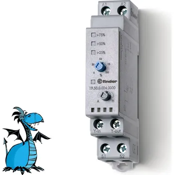 Stavebniny FINDER Generátor 19.50.0.024.0000, 0-10V DC, 1Z/10A, 24V AC/DC 195000240000